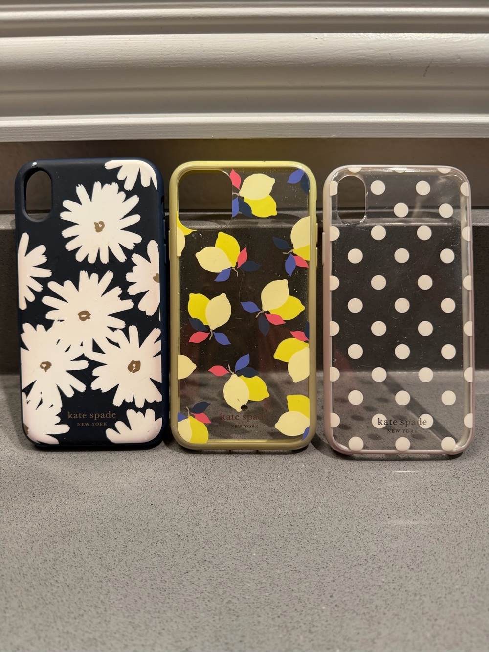 Set of 3 kate spade XR iPhone Case Bundle